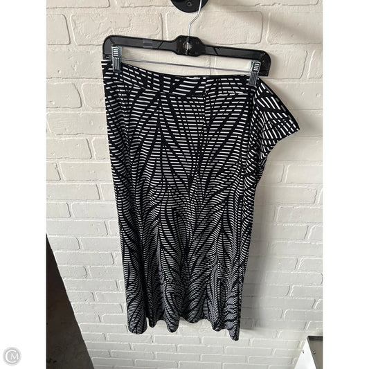 Skirt Maxi By Jones Studio In Black & White, Size: 16