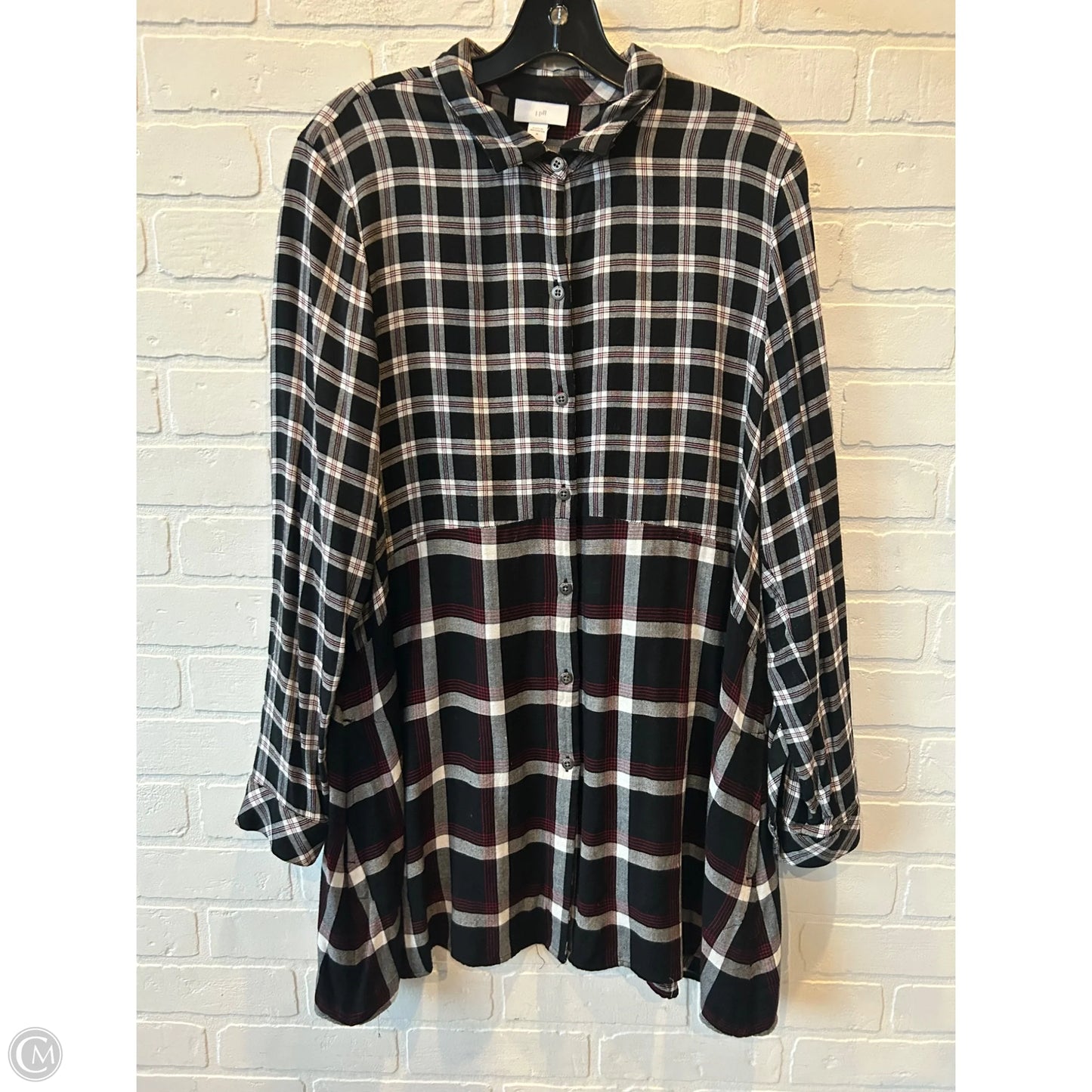 Dress Casual Short By J. Jill In Black & White, Size: M