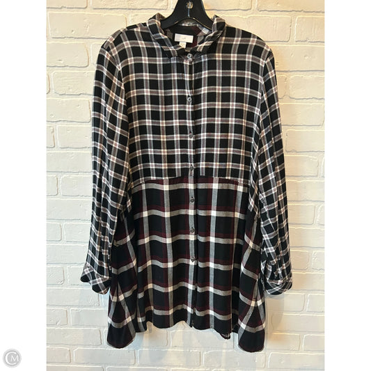 Dress Casual Short By J. Jill In Black & White, Size: M