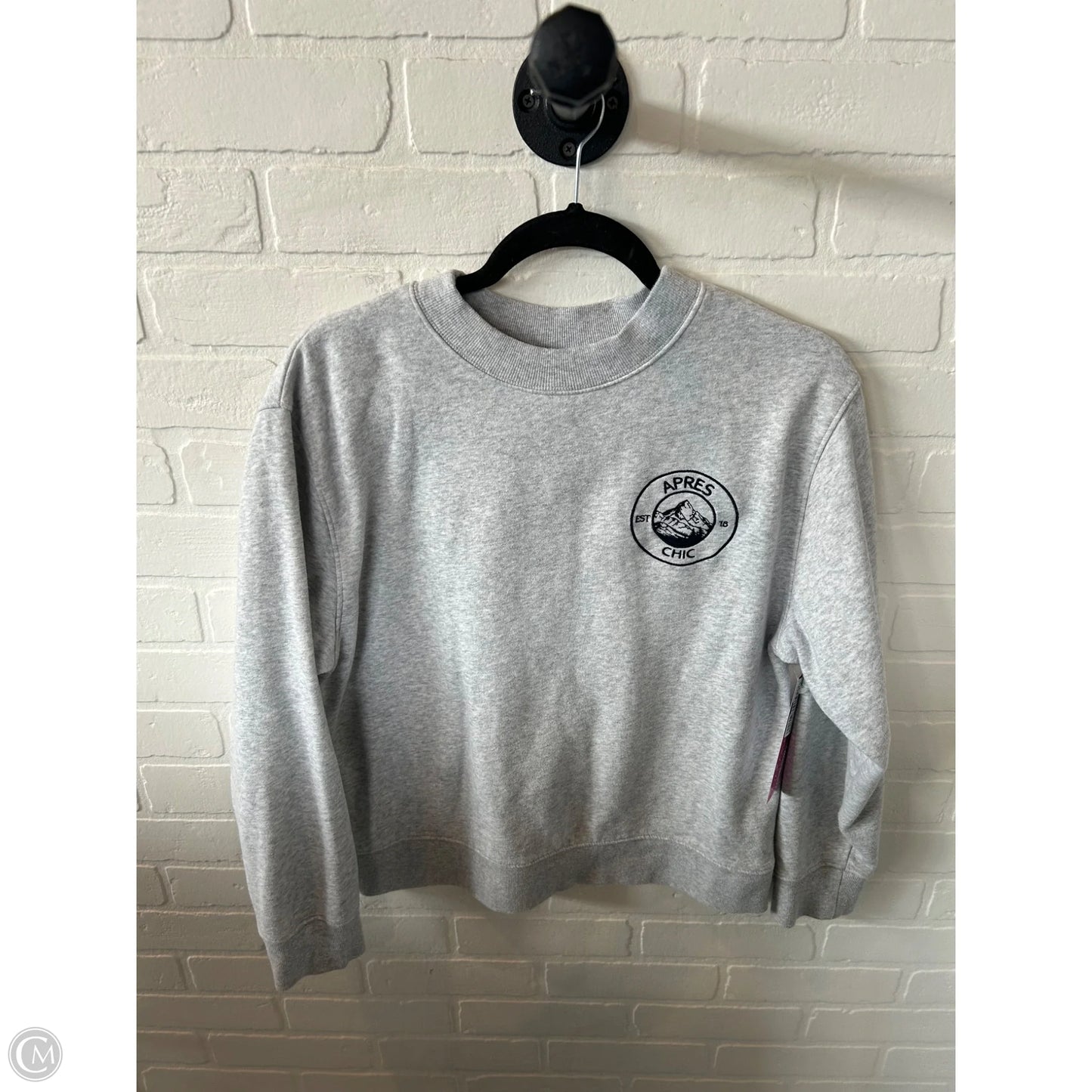 Sweatshirt Crewneck By Universal Thread In Grey, Size: S