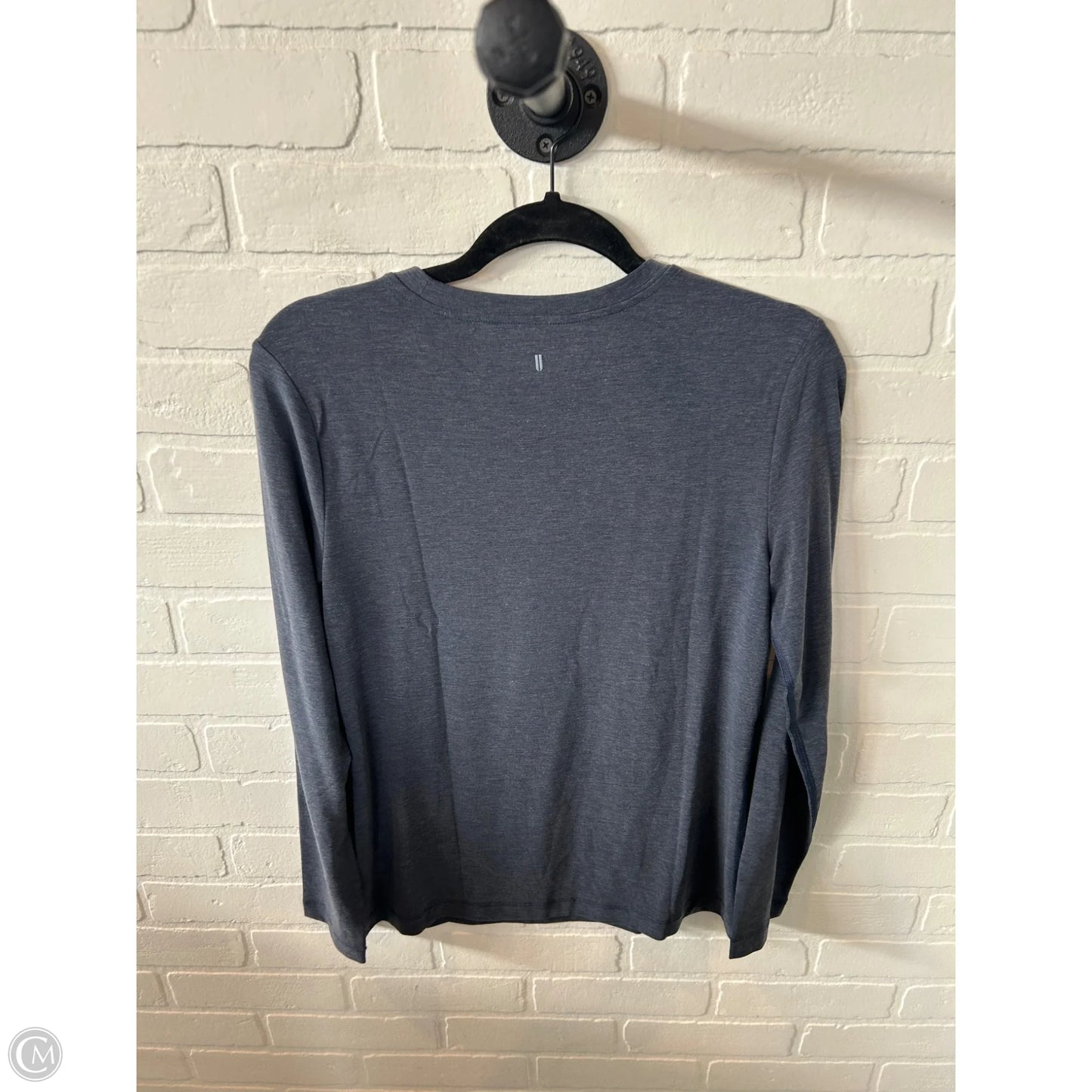 Athletic Top Long Sleeve Crewneck By Nobull In Blue, Size: S