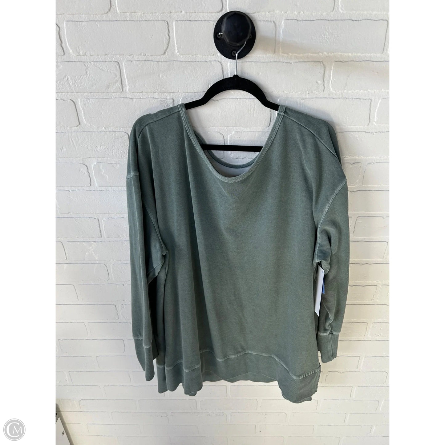 Sweatshirt Crewneck By Maurices In Green, Size: 2x