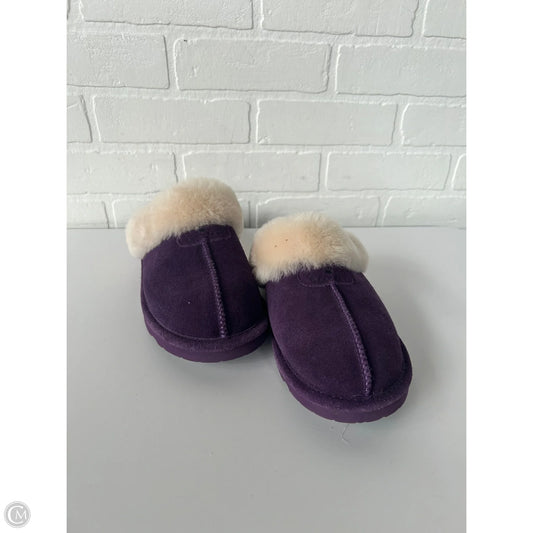 Slippers By Bearpaw In Purple, Size: 9