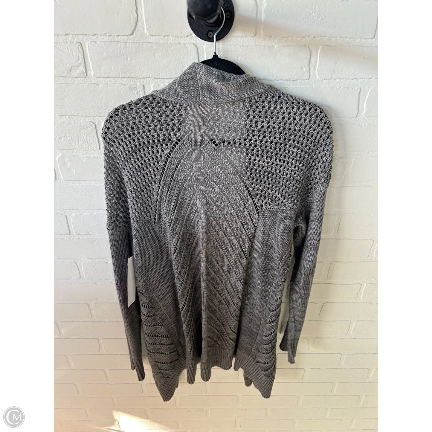 Sweater Cardigan By Leo And Nicole In Grey, Size: M