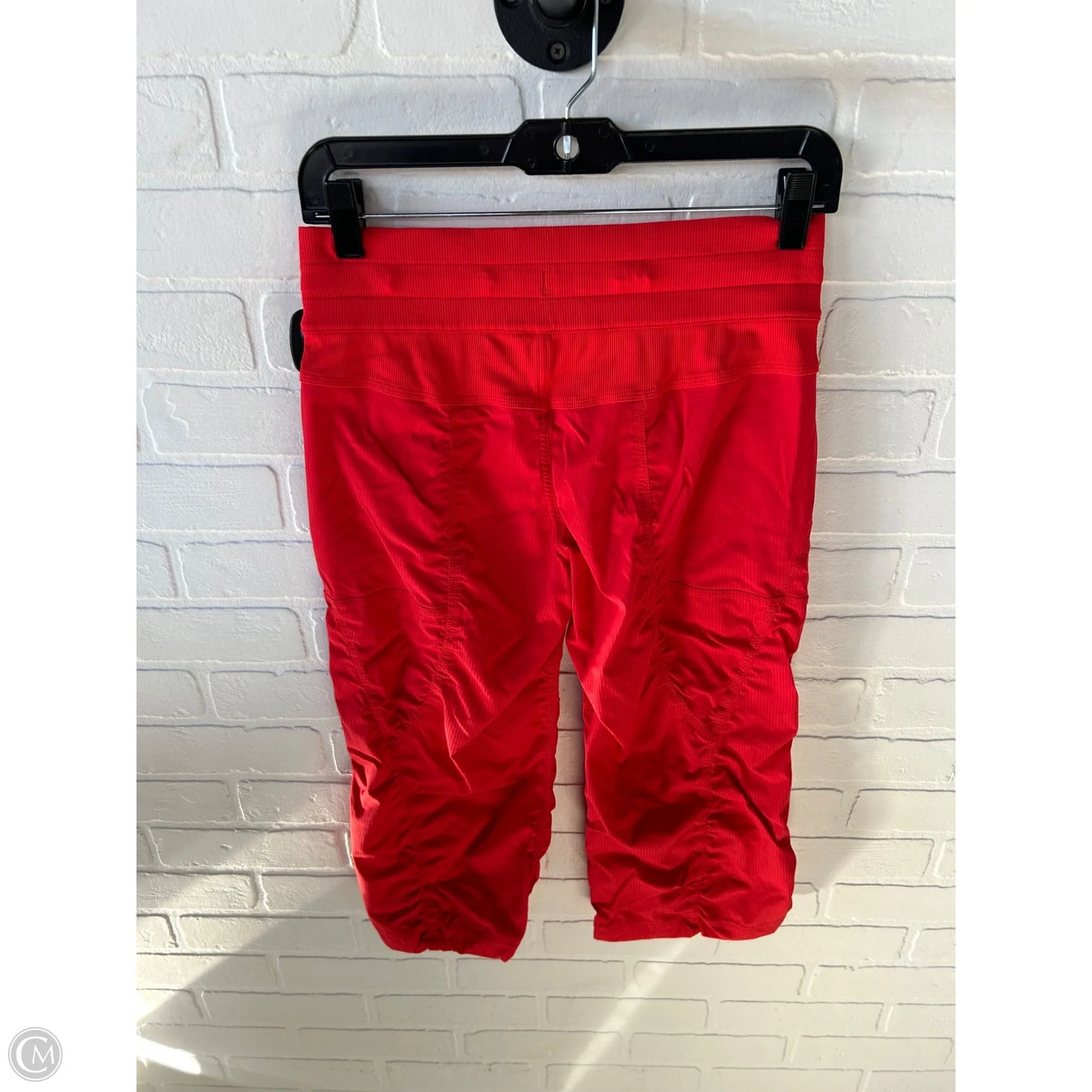 Athletic Capris By Lululemon In Red, Size: 4