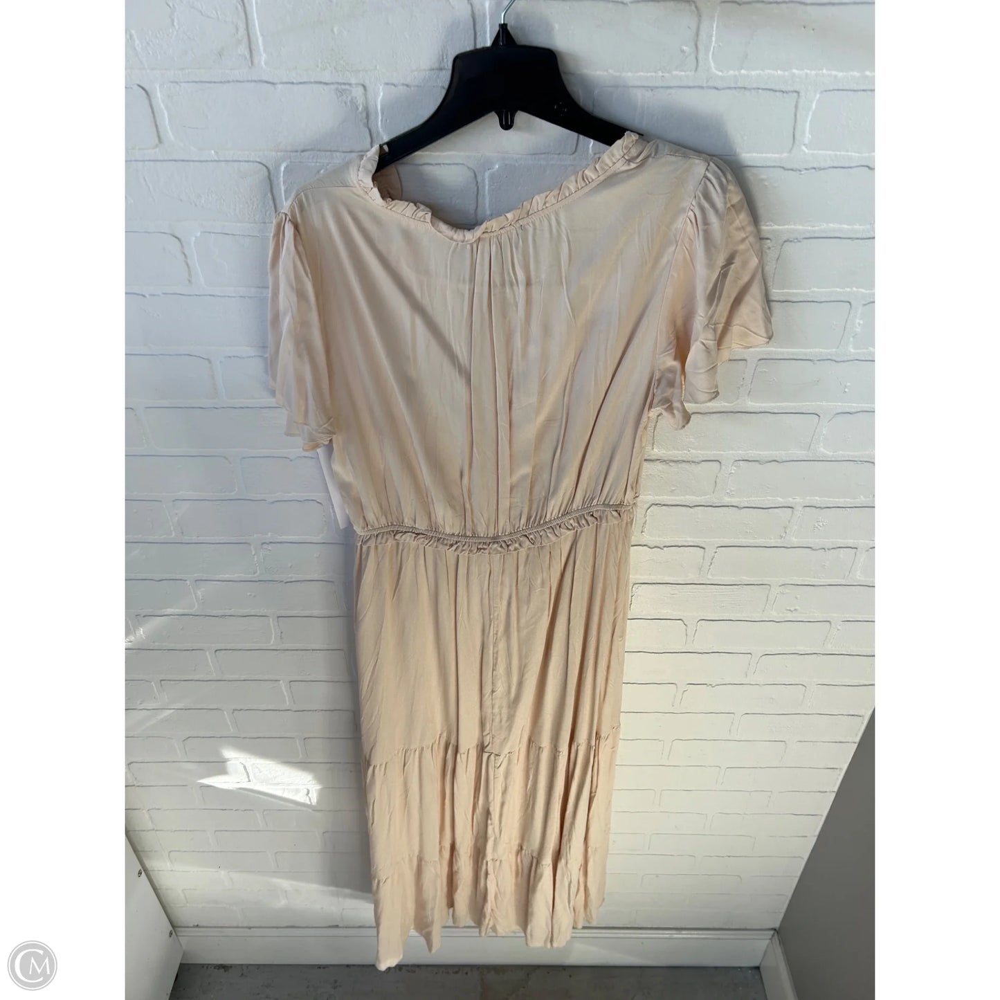 Dress Casual Maxi By Clothes Mentor In Cream, Size: Xl