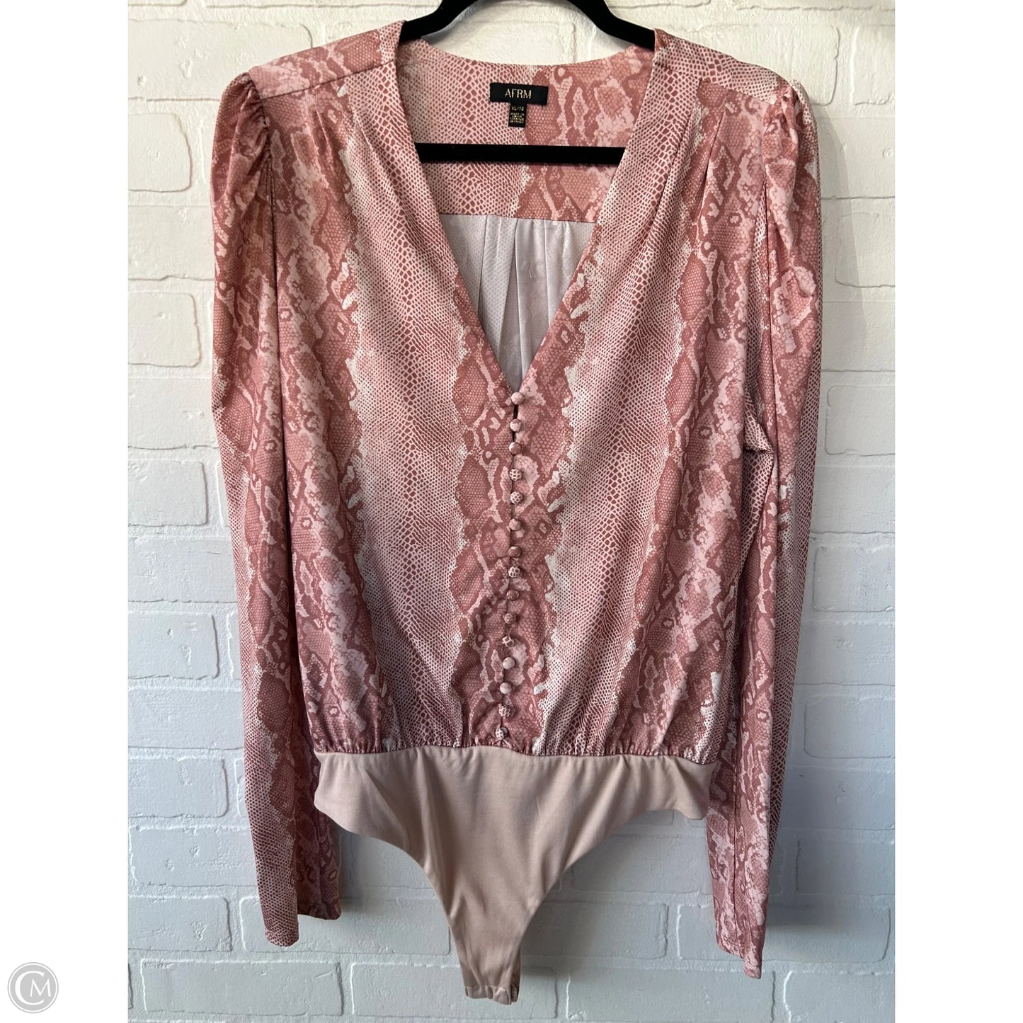 Bodysuit By Afrm In Orange, Size: Xl