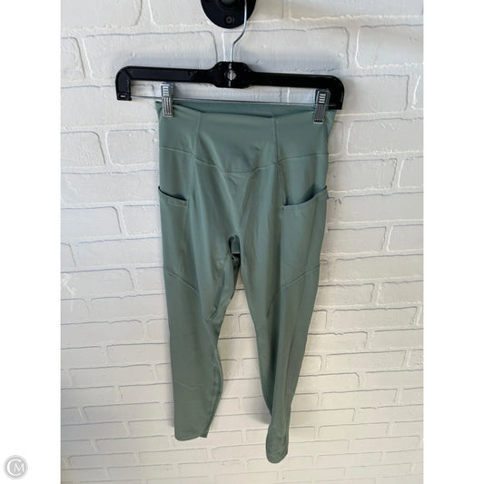 Athletic Leggings By Gym Shark In Green, Size: 4