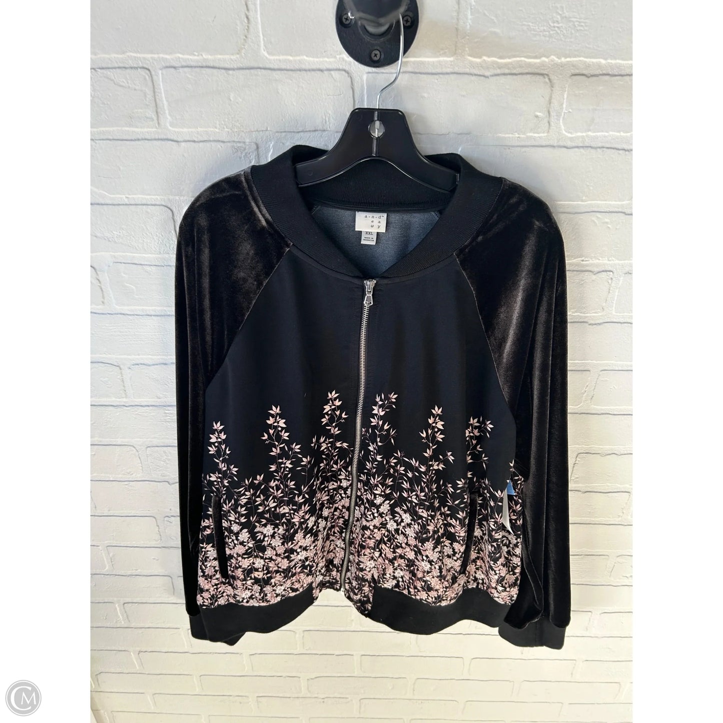 Jacket Other By A New Day In Black & Pink, Size: Xxl