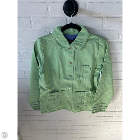 Jacket Other By Denim And Co Qvc In Green, Size: Xs