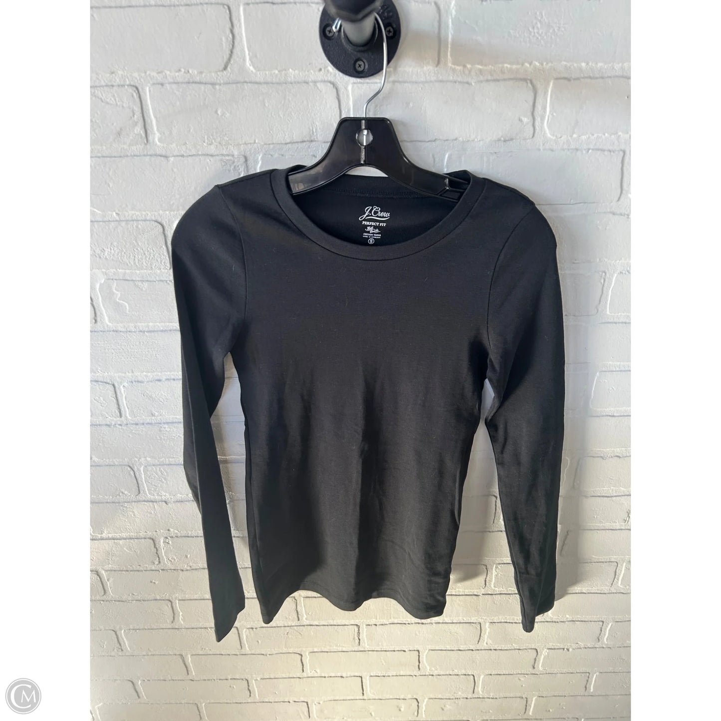 Top Long Sleeve Basic By J. Crew In Black, Size: S