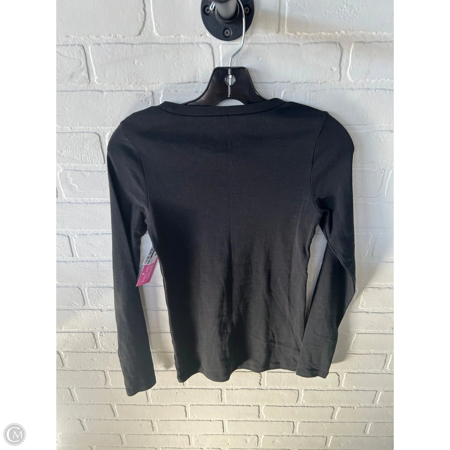 Top Long Sleeve Basic By J. Crew In Black, Size: S