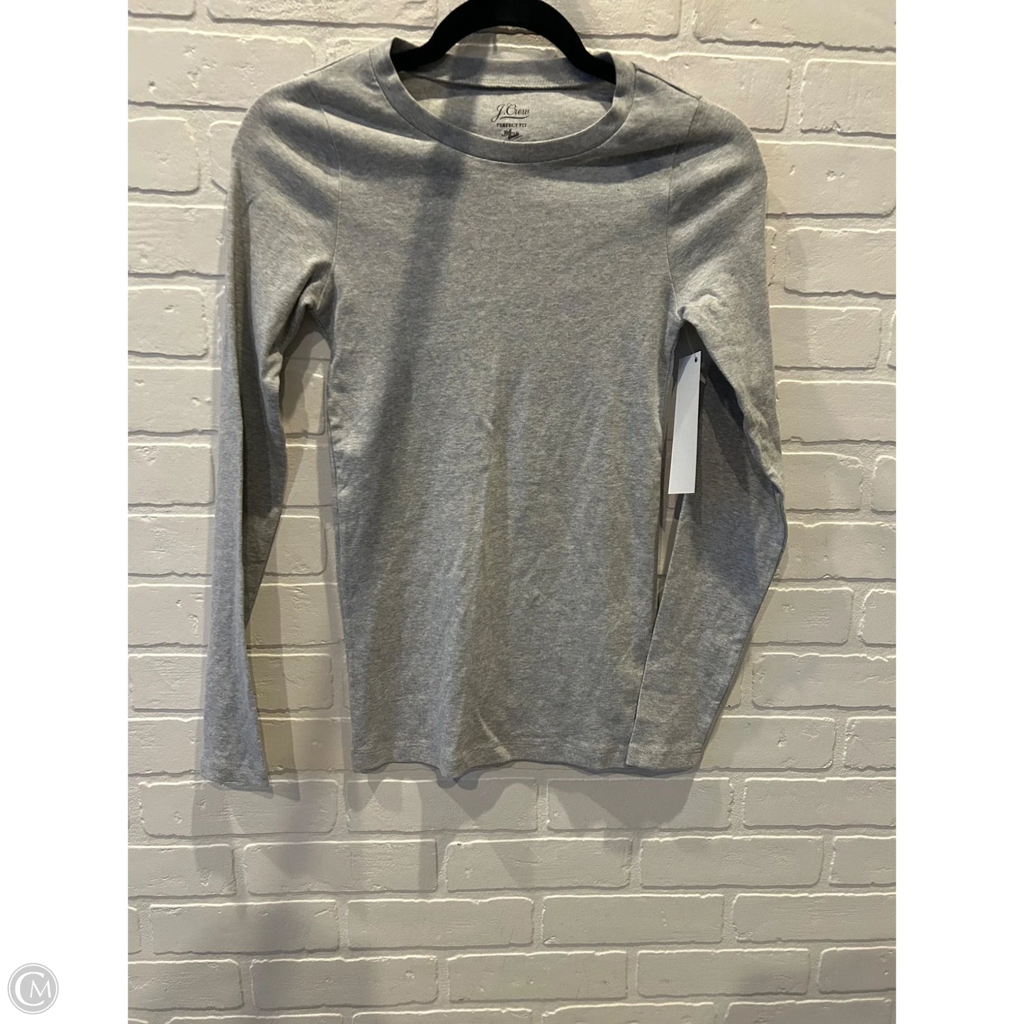Top Long Sleeve Basic By J. Crew In Grey, Size: S