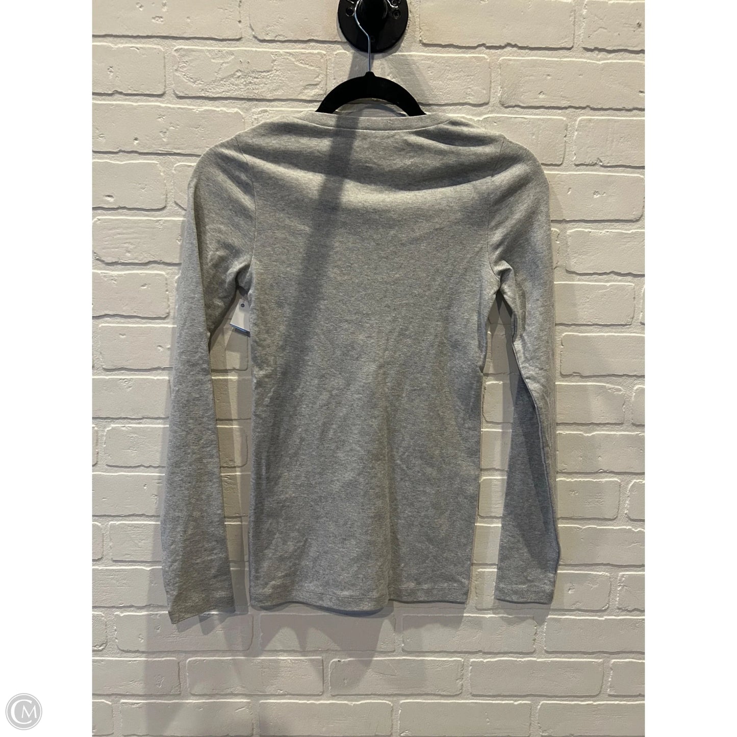Top Long Sleeve Basic By J. Crew In Grey, Size: S