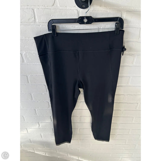 Athletic Leggings By Athleta In Black, Size: 16