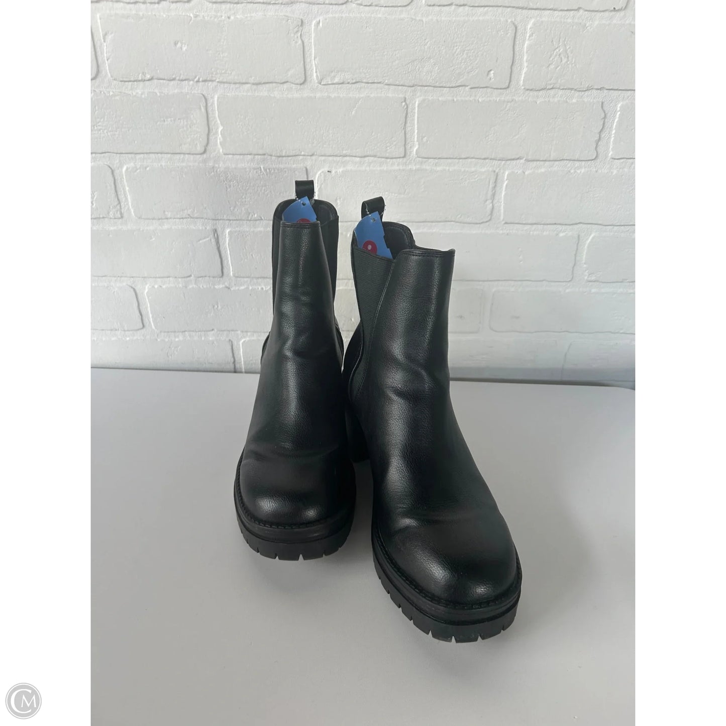 Boots Mid-calf Heels By Mia In Black, Size: 9.5