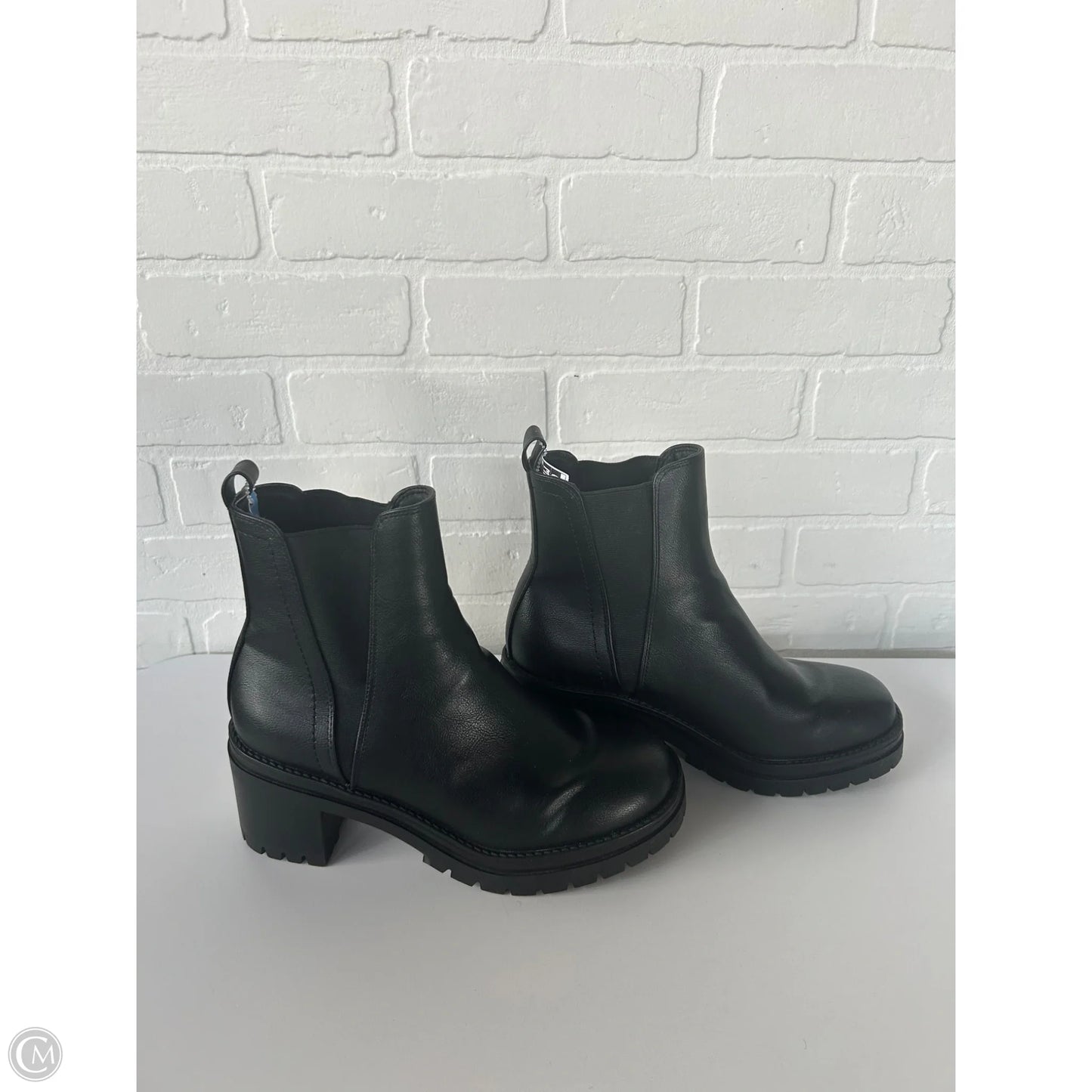 Boots Mid-calf Heels By Mia In Black, Size: 9.5