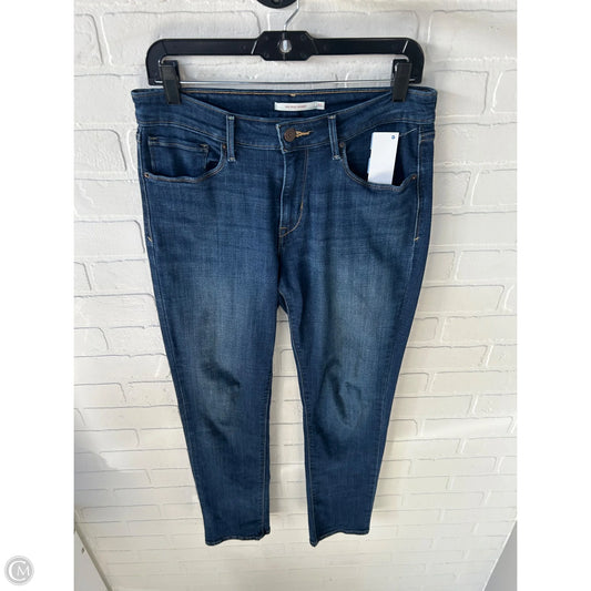 Jeans Skinny By Levis In Blue Denim, Size: 10