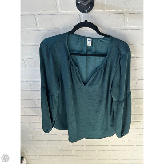 Top Long Sleeve By Old Navy In Green, Size: L