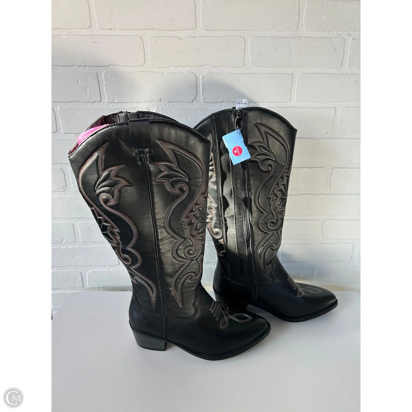 Boots Western By Torrid In Black & Brown, Size: 9.5