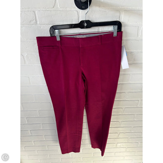 Pants Dress By Banana Republic In Red, Size: 8