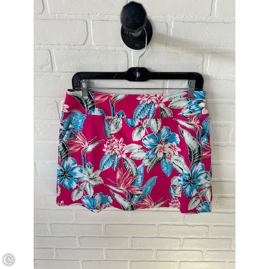 Athletic Skort By Tommy Bahama In Pink & White, Size: 8