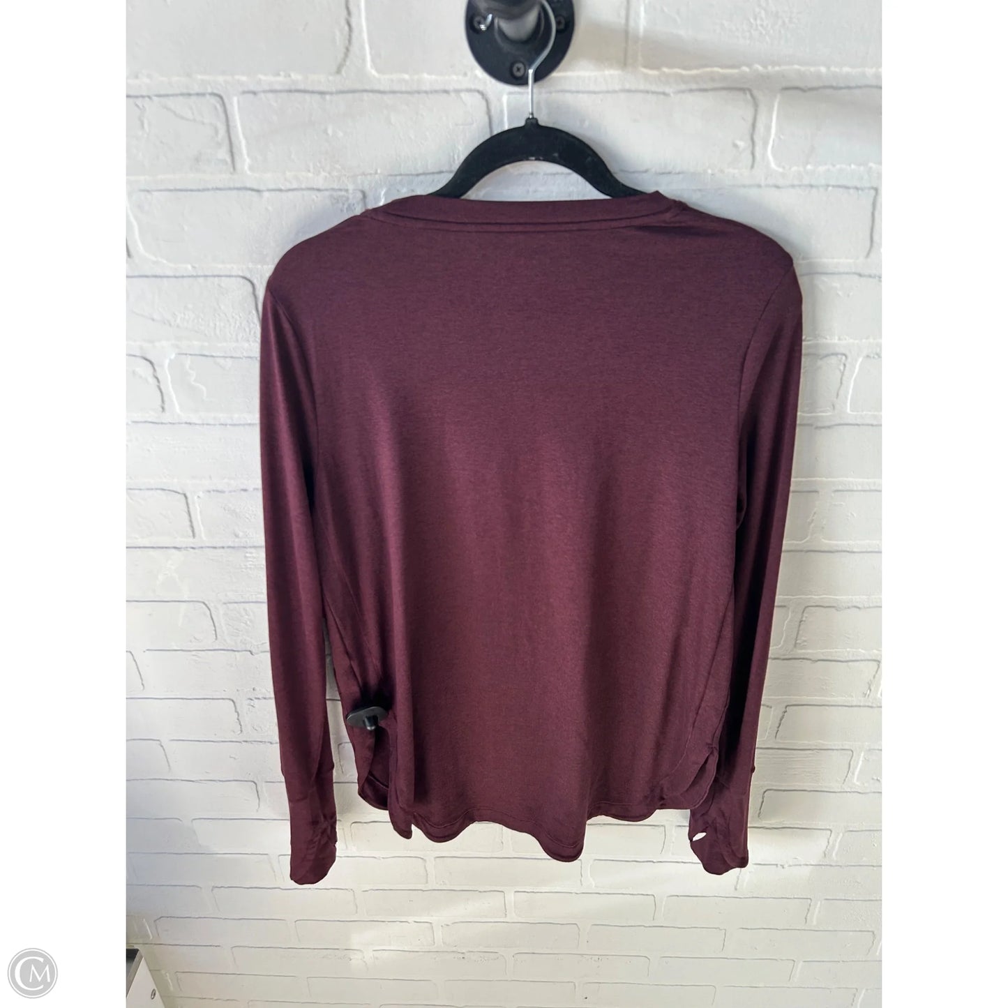 Athletic Top Long Sleeve Crewneck By Athleta In Red, Size: M