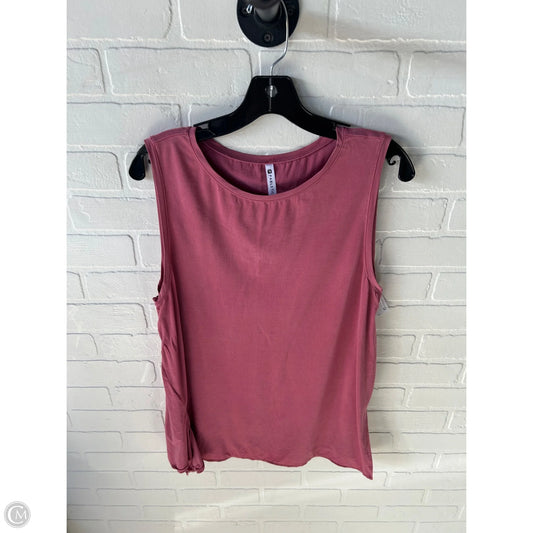 Athletic Tank Top By Fabletics In Pink, Size: M