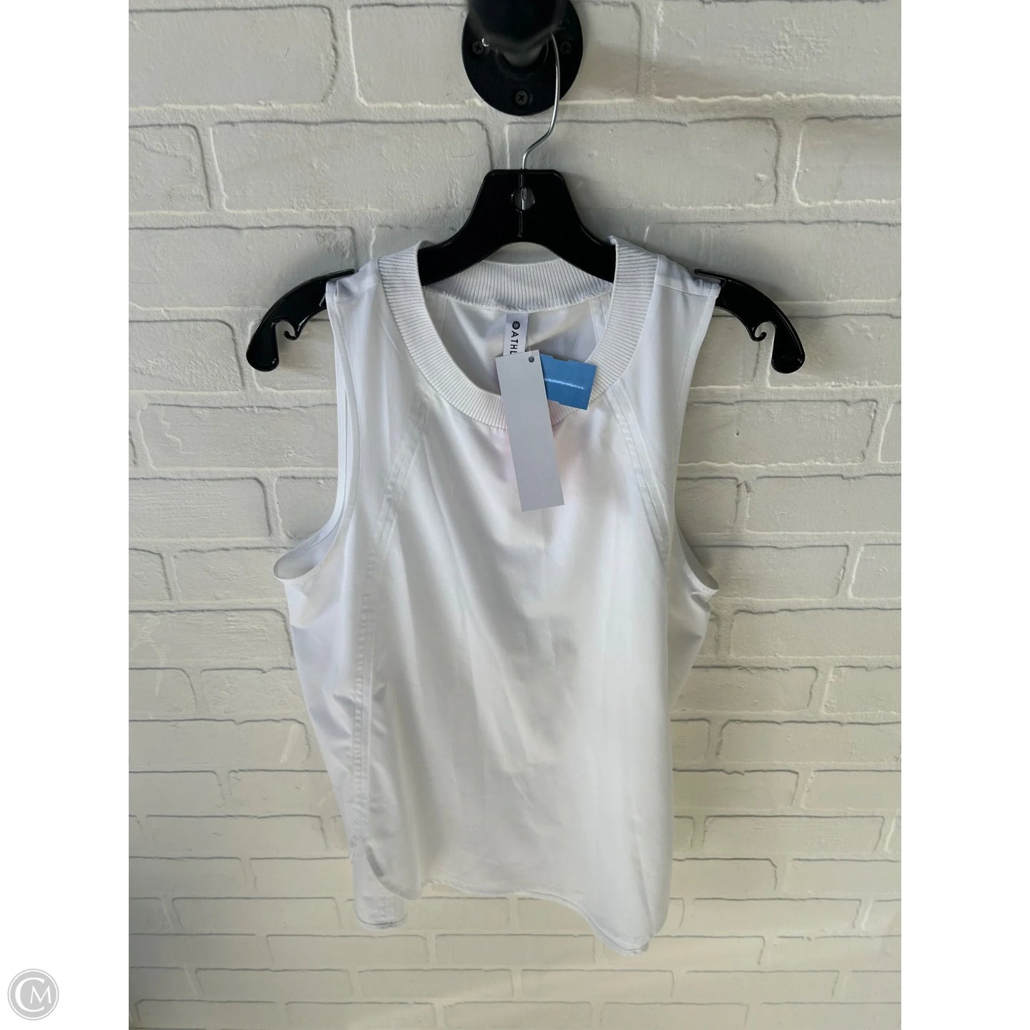 Athletic Tank Top By Athleta In White, Size: M