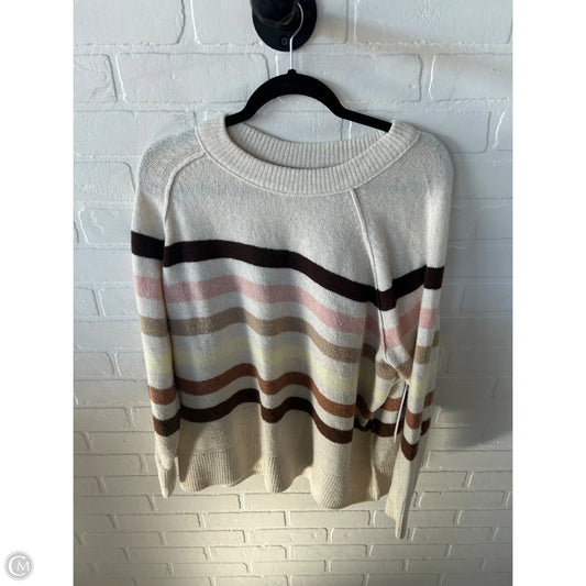 Sweater By Aerie In Tan & Yellow, Size: M