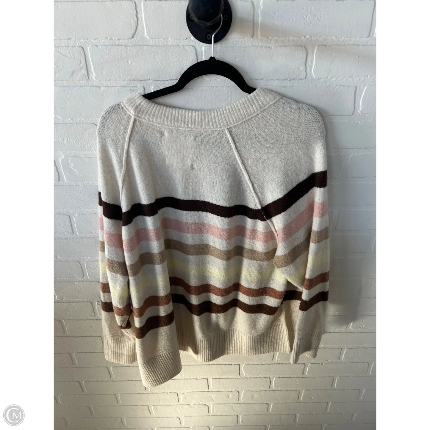 Sweater By Aerie In Tan & Yellow, Size: M