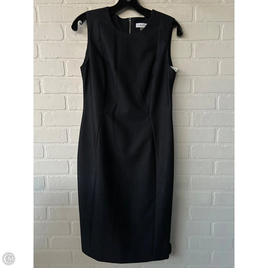 Dress Work By Calvin Klein In Blue, Size: S