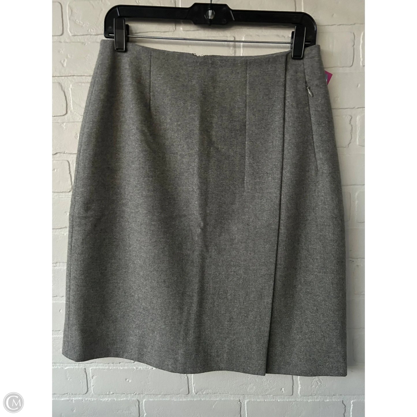 Skirt Mini & Short By Philippe Adec In Grey, Size: 8
