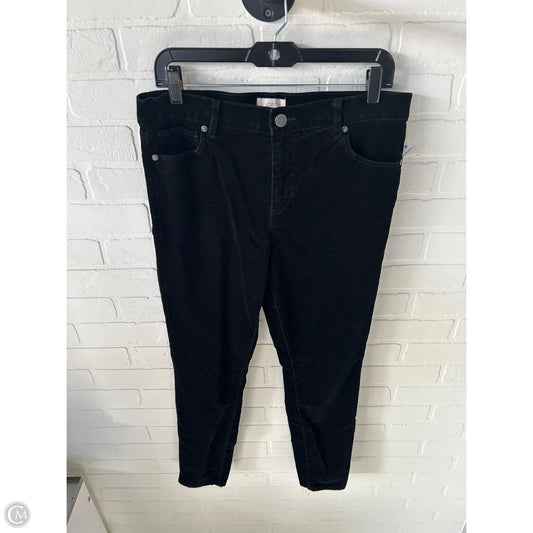 Pants Corduroy By Loft In Black, Size: 12