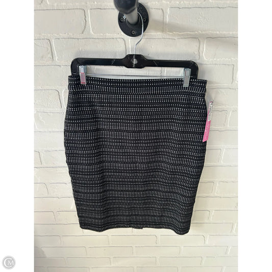 Skirt Mini & Short By Banana Republic In Black & Grey, Size: 10