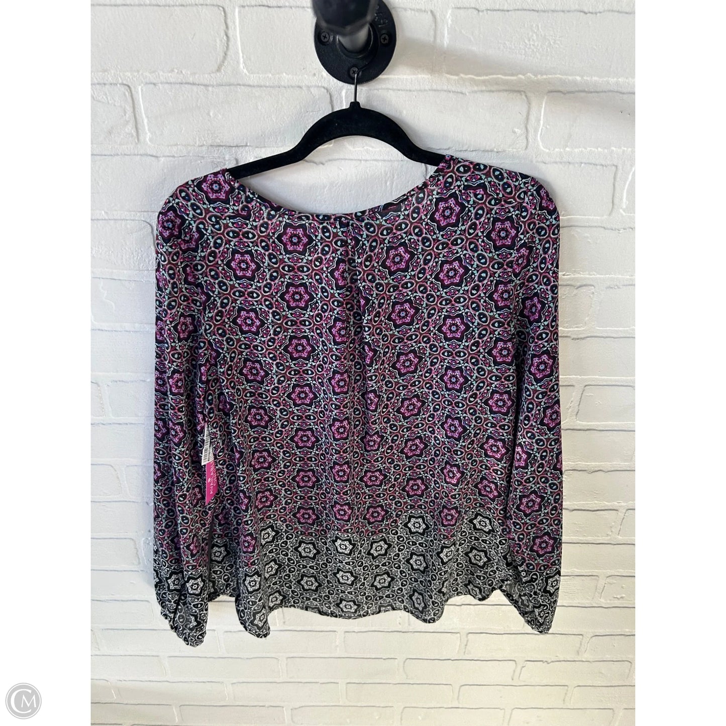 Top Long Sleeve By Sanctuary In Black & Purple, Size: Xs