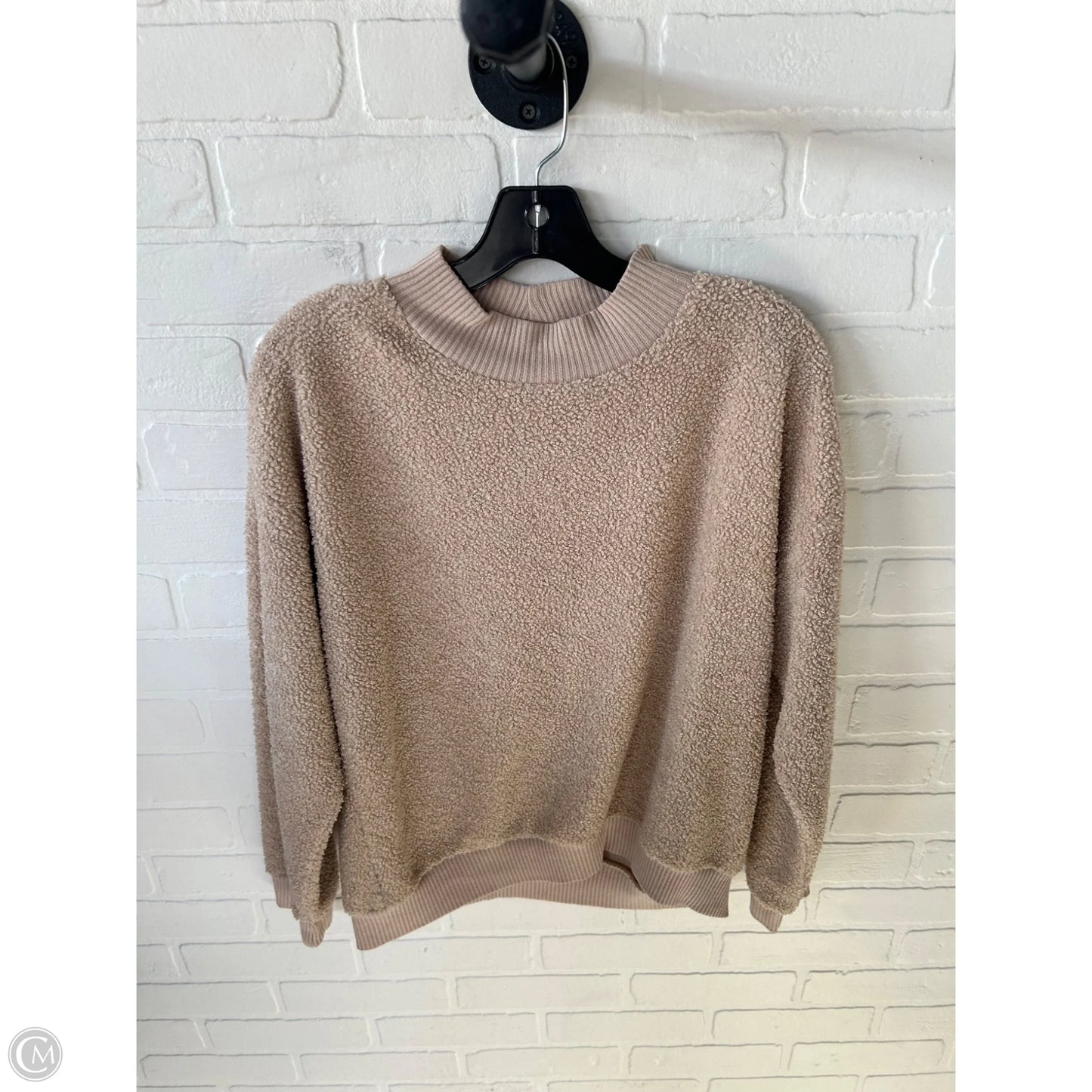 Sweatshirt Crewneck By Socialite In Tan, Size: M