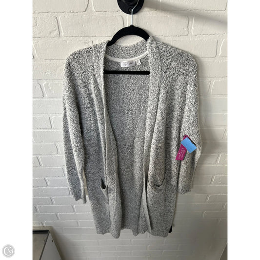 Sweater Cardigan By Rd Style In Grey, Size: L