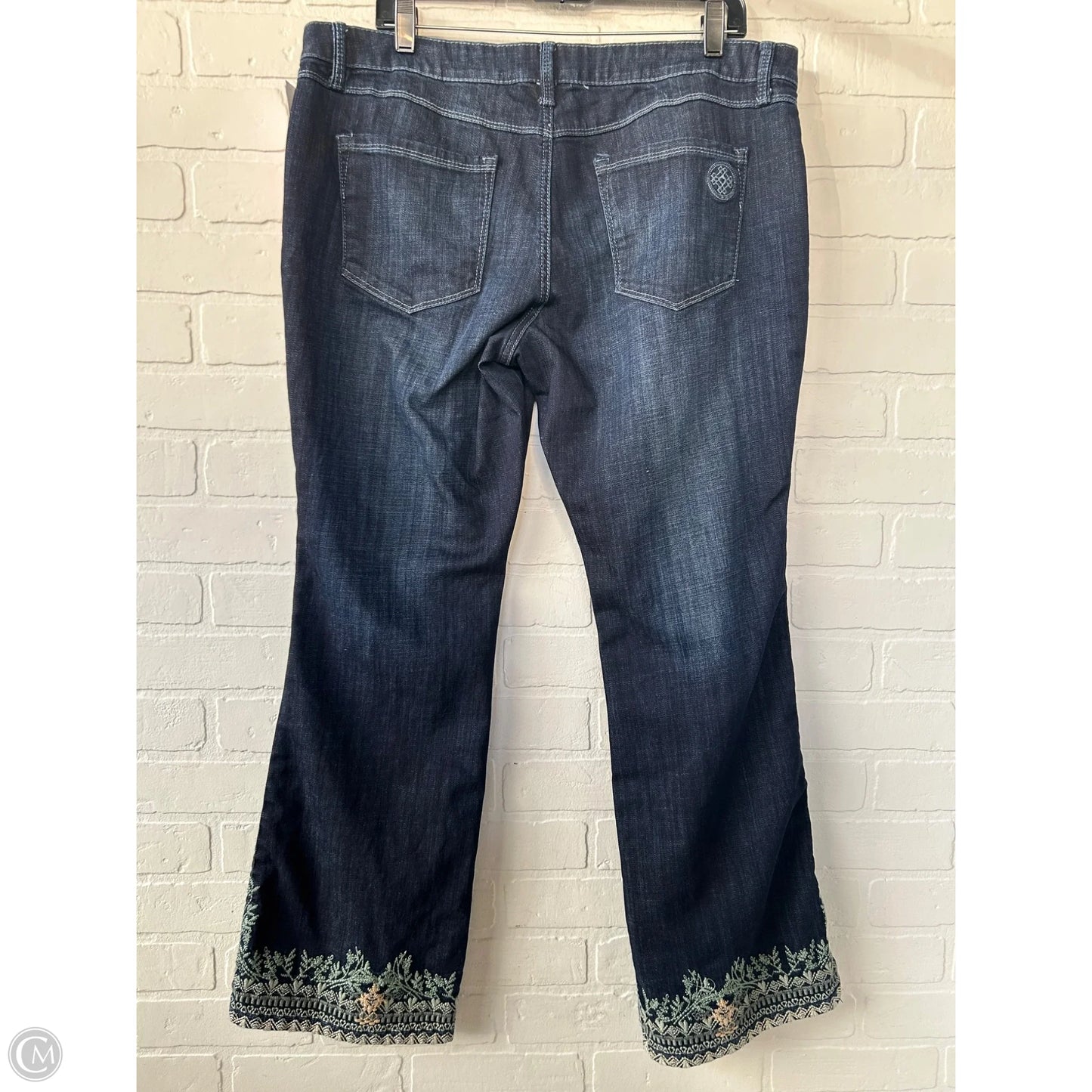 Jeans Boot Cut By Laurie Felt In Blue Denim, Size: 16