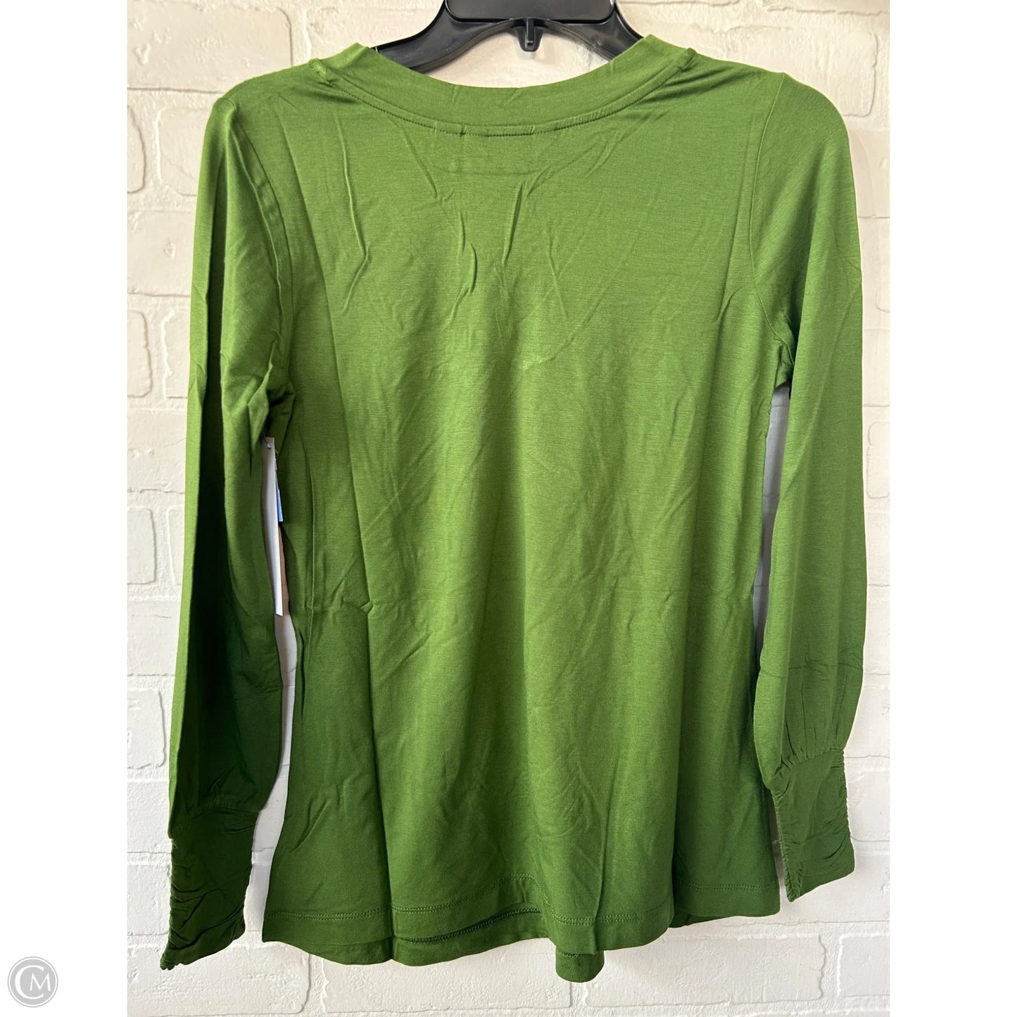 Top Long Sleeve Basic By Motto In Green, Size: Xs