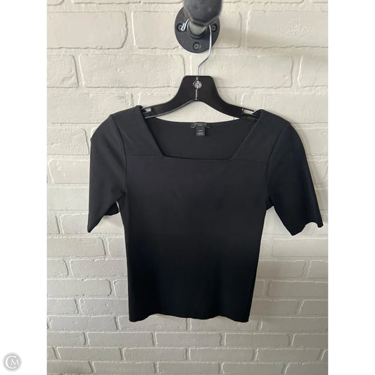 Top Short Sleeve Basic By Ann Taylor In Black, Size: Xxsp