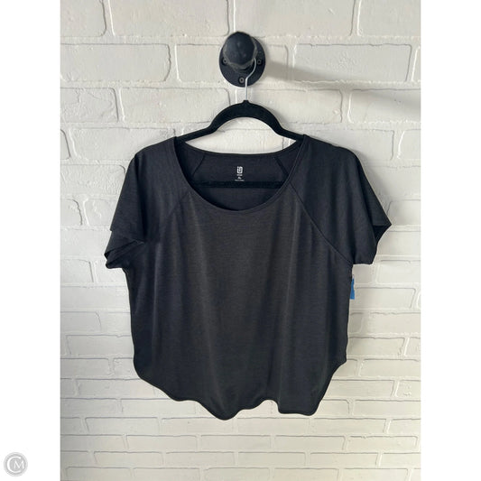 Athletic Top Short Sleeve By Ideology In Black, Size: Xl