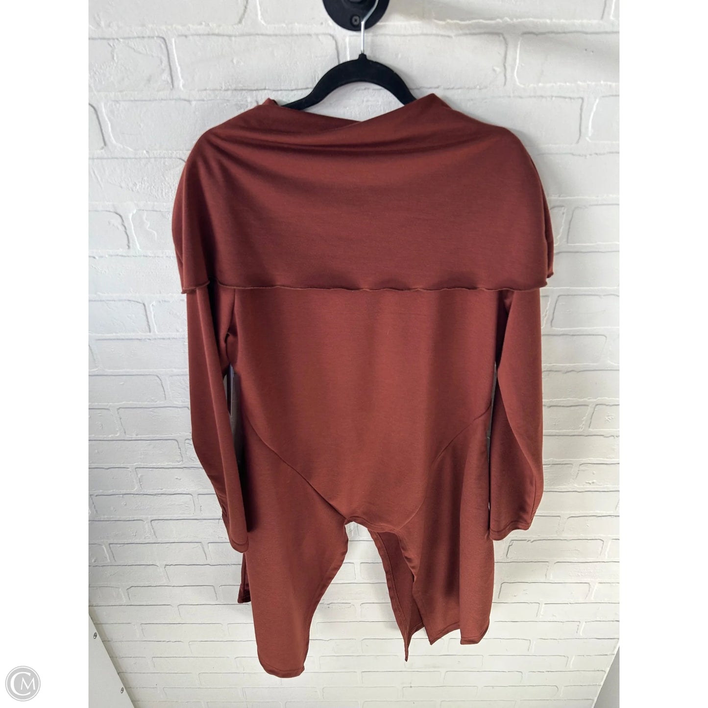 Tunic Long Sleeve By Clothes Mentor In Brown, Size: Xl
