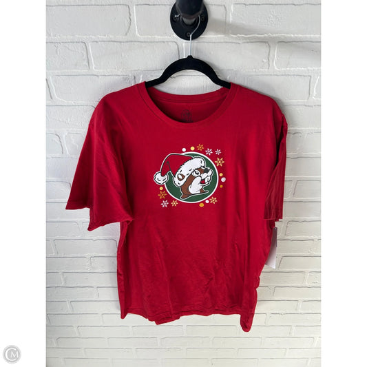 Top Short Sleeve Basic By Clothes Mentor In Red, Size: Xl