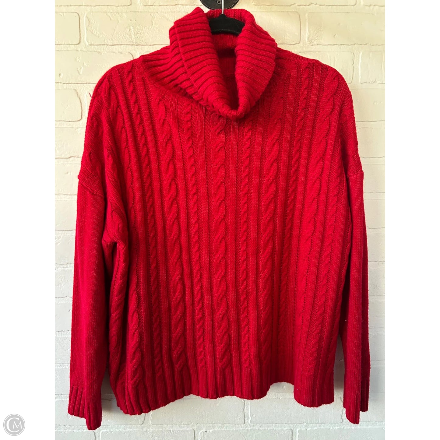 Sweater By Shein In Red, Size: 1x