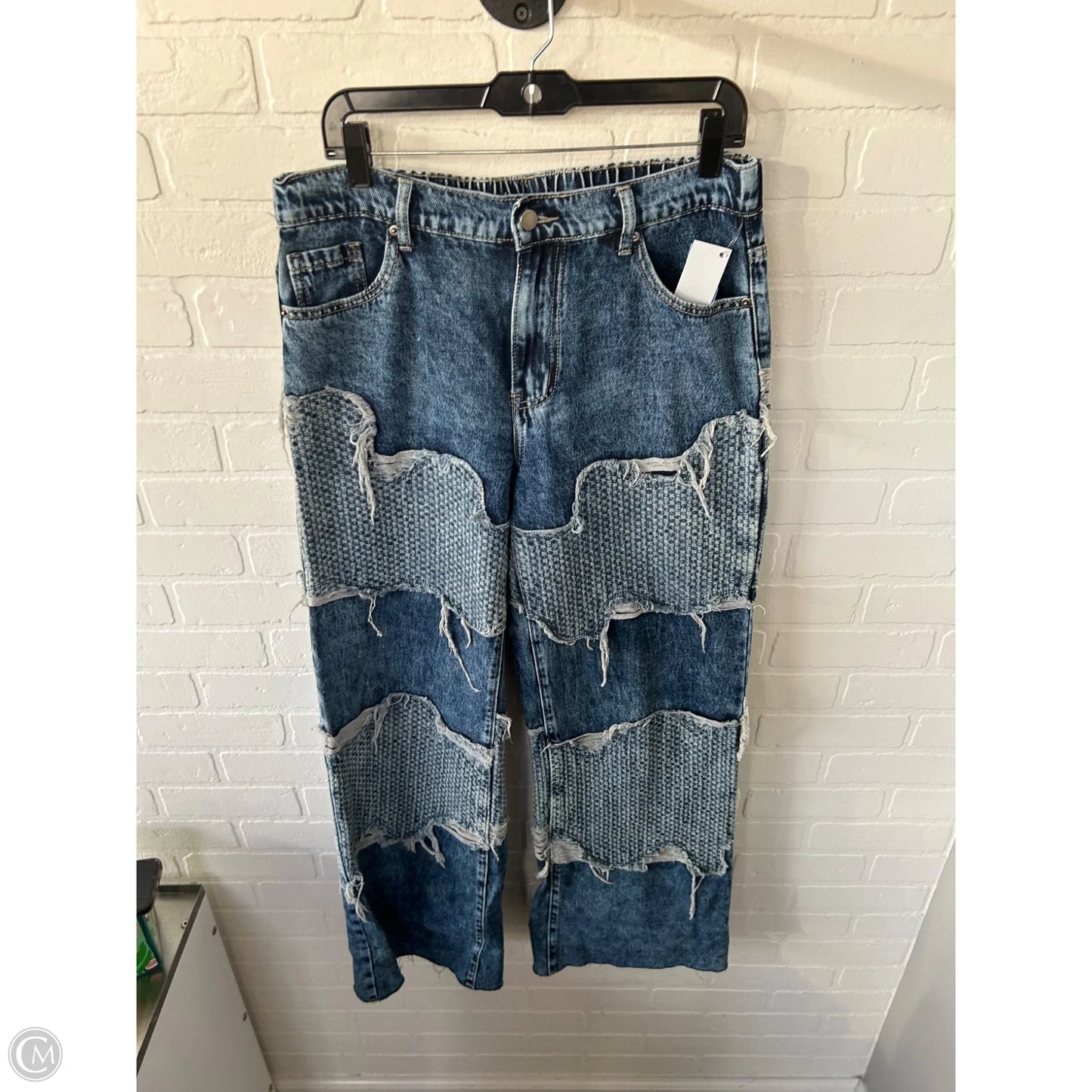 Jeans Wide Leg By Cmc In Blue Denim, Size: 8