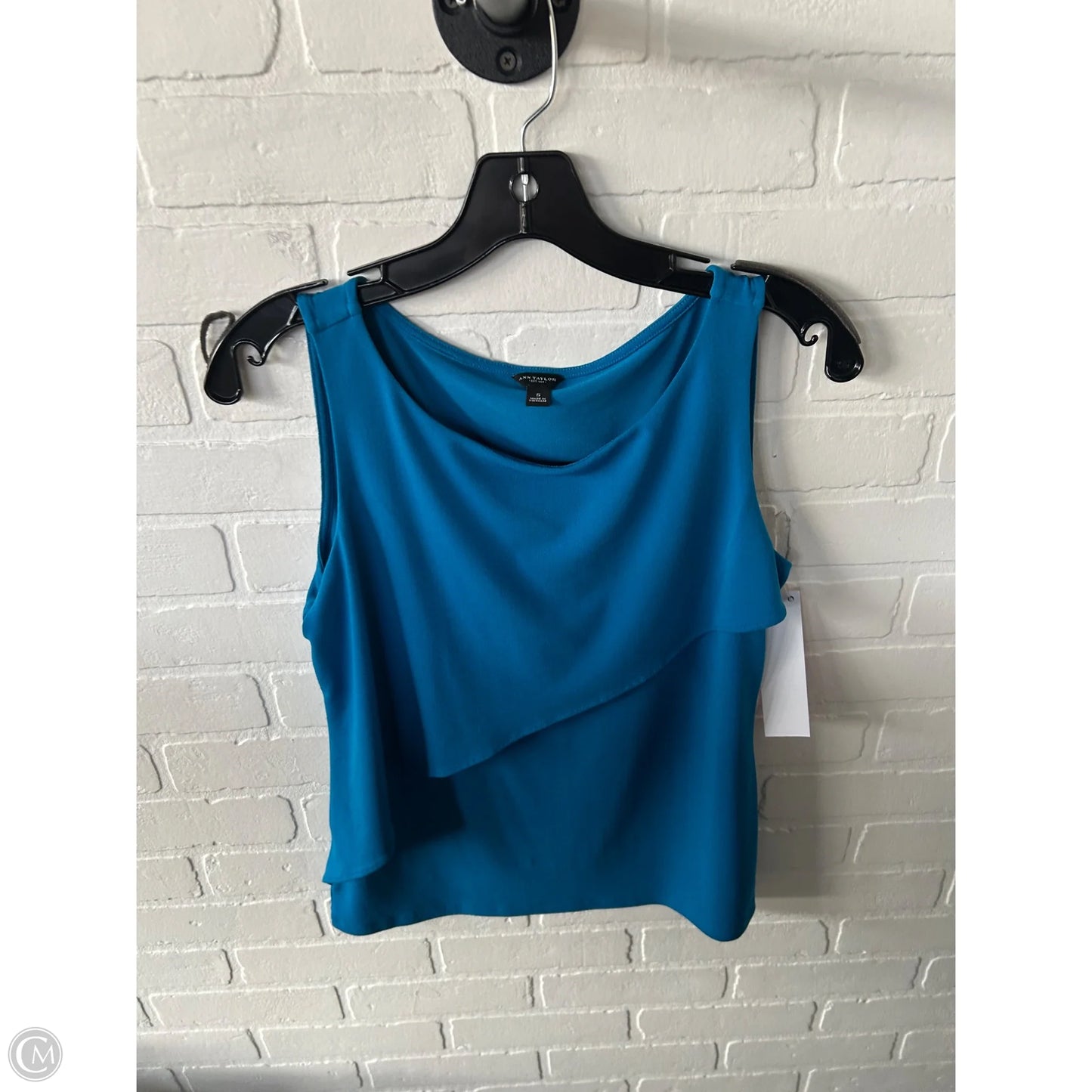 Top Sleeveless By Ann Taylor In Blue, Size: S