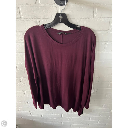 Athletic Top Long Sleeve Crewneck By Athleta In Red, Size: M