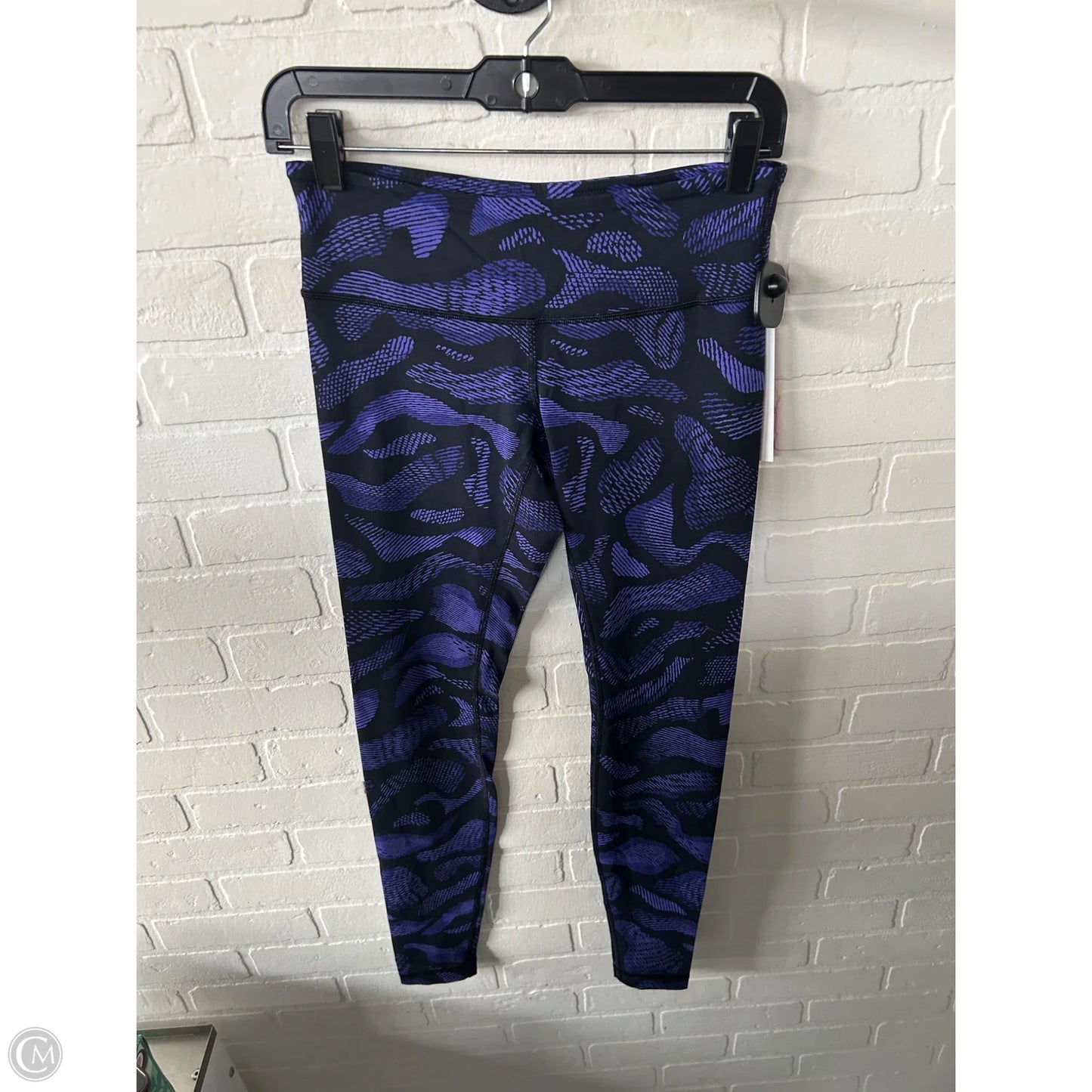 Athletic Leggings By Lululemon In Black & Purple, Size: 6