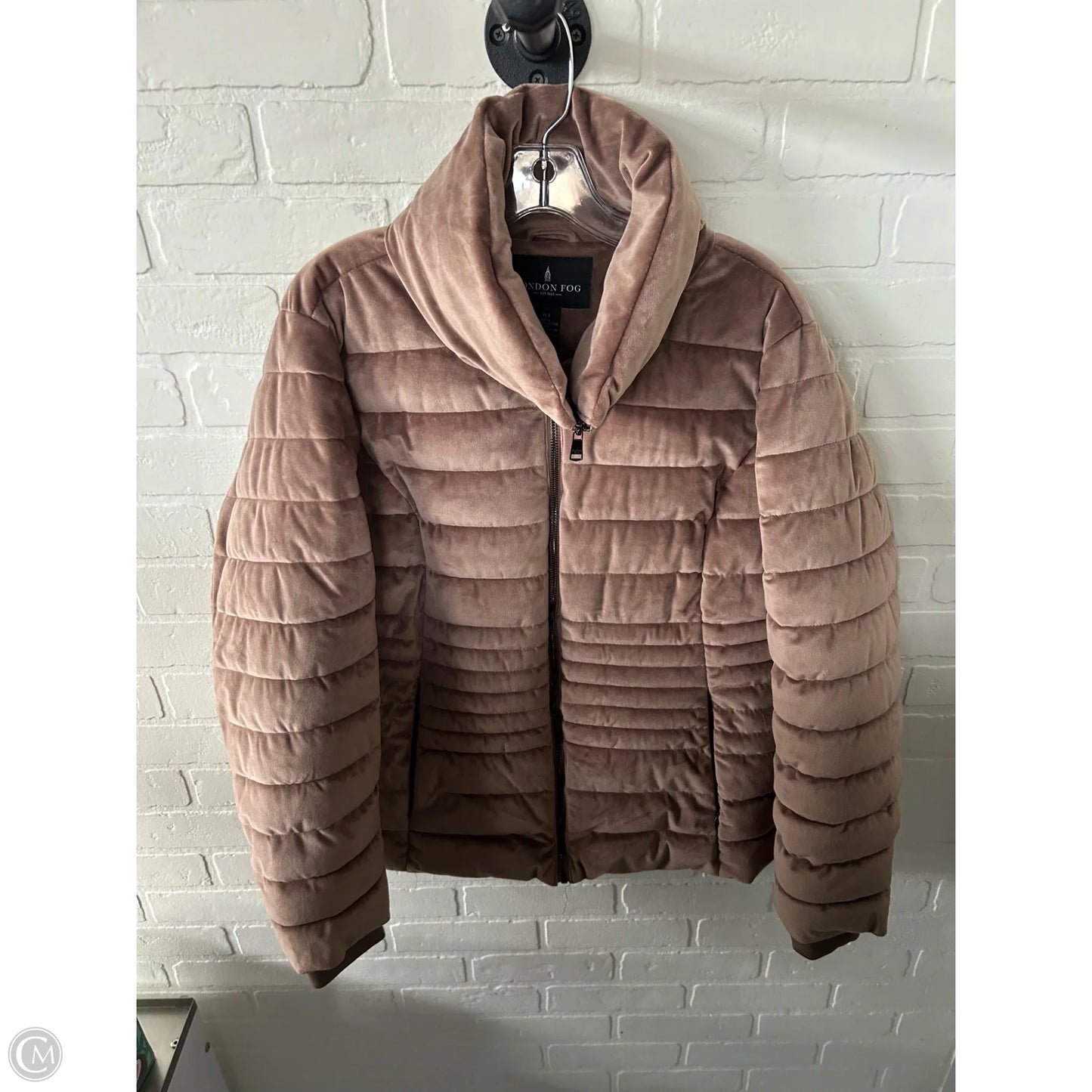 Coat Puffer & Quilted By London Fog In Brown, Size: L